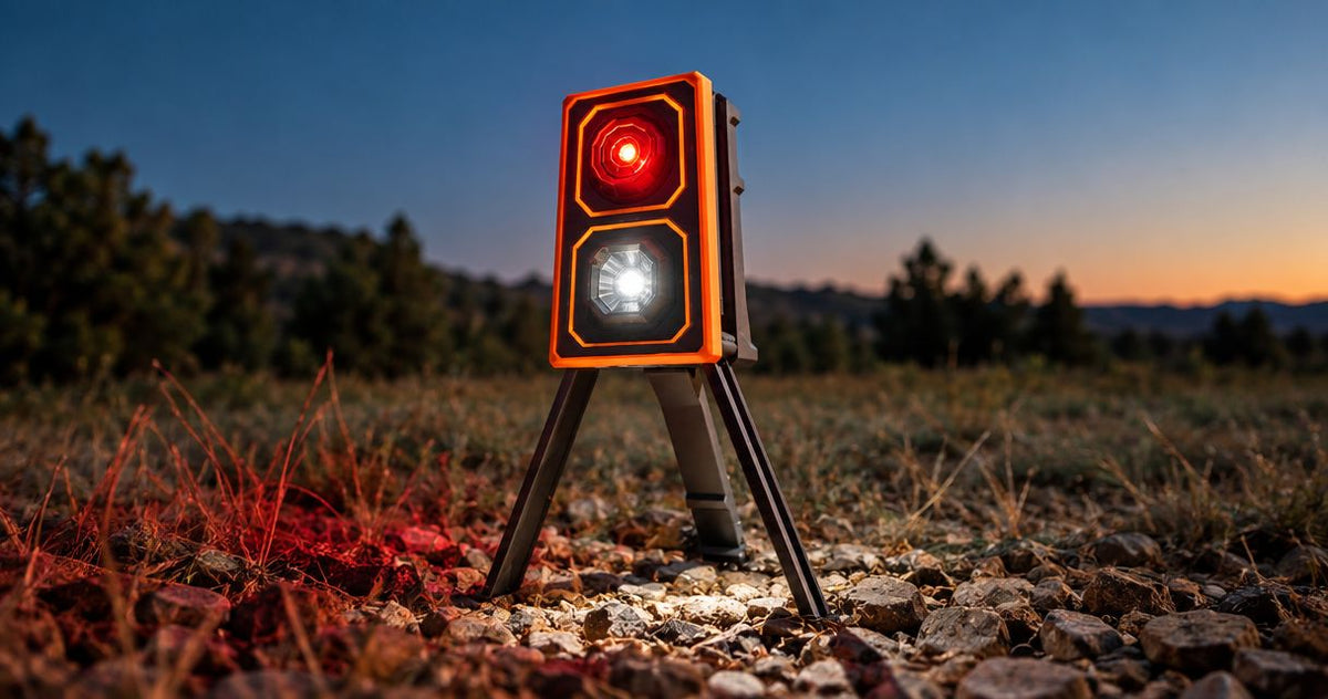Red or white hunting lights: practical trade-offs