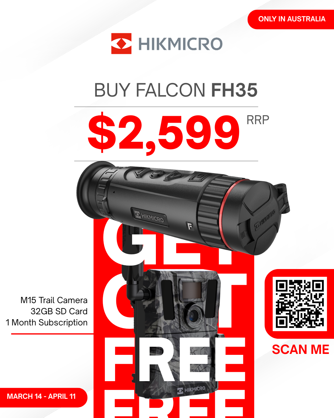 HikMicro FALCON FH25 Thermal Monocular