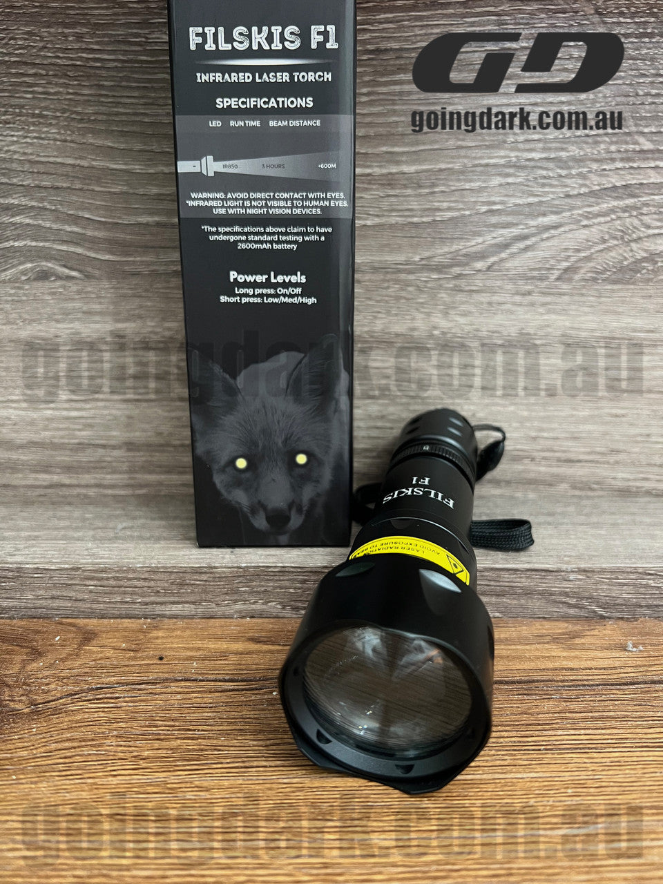 FILSKIS F1 - Infrared LASER Illuminator 850nm (>600mtr)