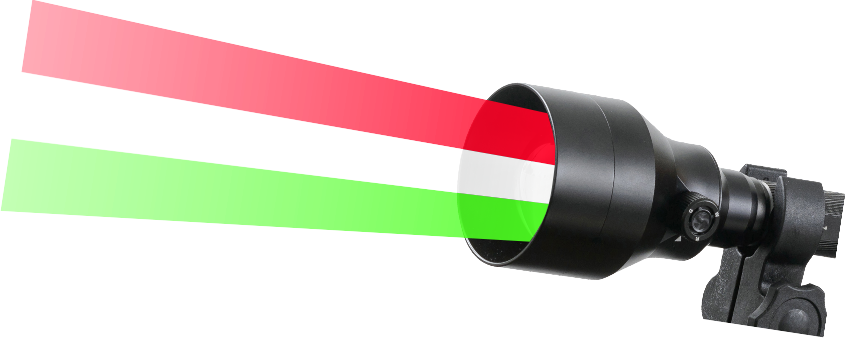 Photo of Z-Vision - JP-303 - Hunting Flash Light (White, Red, Green)