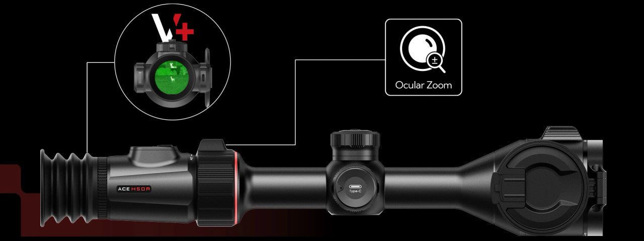 Nocpix ACE H50R LRF Thermal Rifle Scope