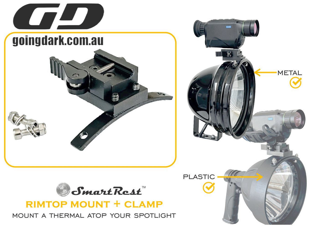 Photo of SmartRest Rimtop Mount - For Thermals