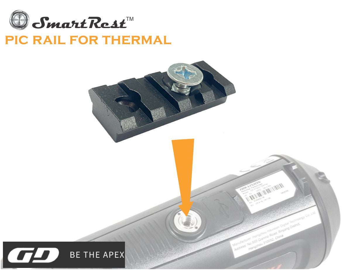 Photo of SmartRest - Weaver Rail with ¼" Screw - Thermal Quick Release Mount