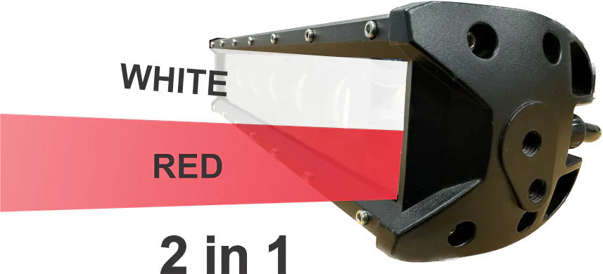 Z-Vision Light Bar - 12 - Red and White