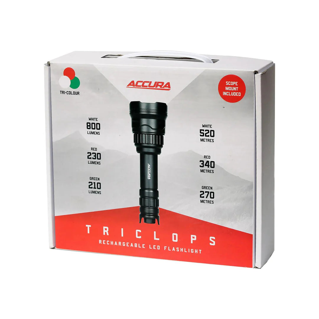 PIXFRA VOLANS 4K LRF Night Vision Scope with Accura Triclops LED Torch & Cantilever QD Mount
