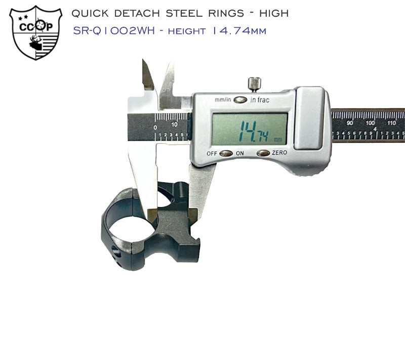 CCOP Ring Set 30mm Weaver High QD