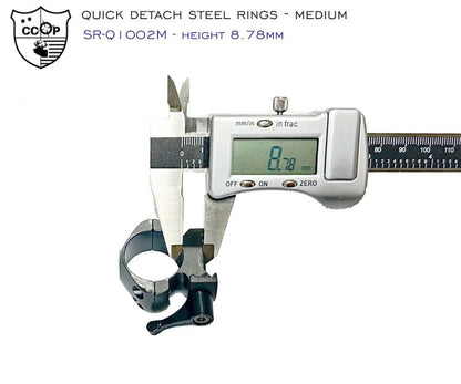 CCOP Ring Set 30mm Weaver Medium QD