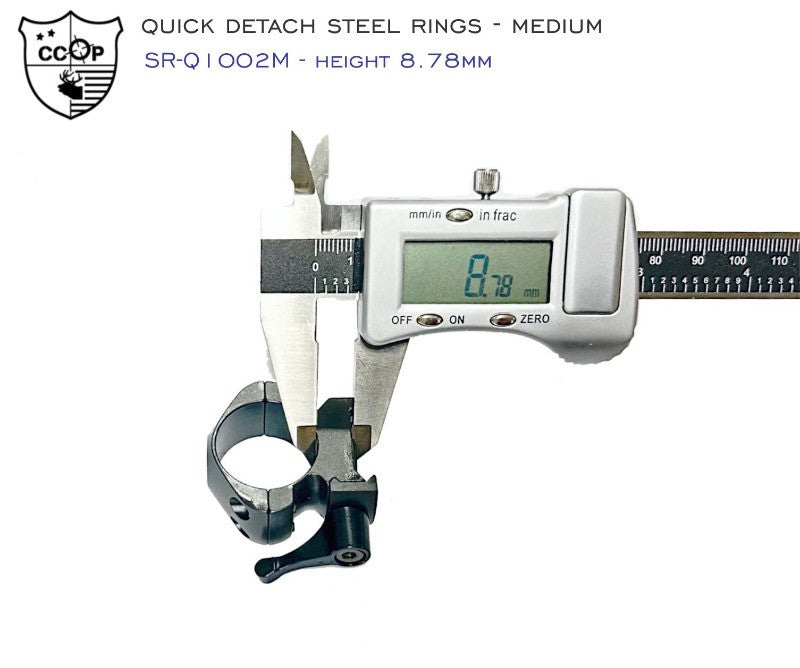 CCOP Ring Set 30mm Weaver Medium QD