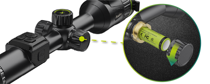 PIXFRA VOLANS 4K LRF Night Vision Scope with Accura Triclops LED Torch & Cantilever QD Mount
