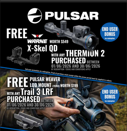 PULSAR THERMION 2 XQ50 PRO THERMAL RIFLE SCOPE 384x288, 25mK, 17um, 1800m