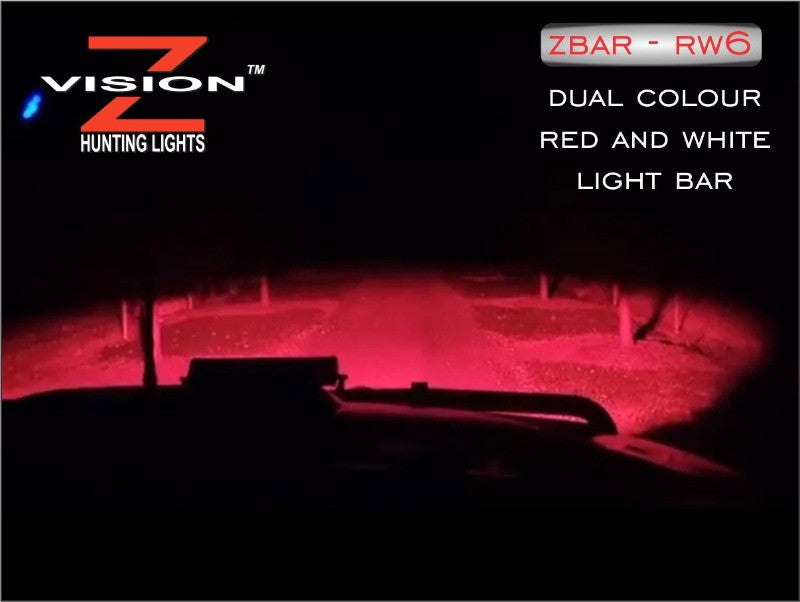 Z-Vision Light Bar - 6 - Red and White
